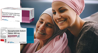 Mycotero 500mg Mycophenolate Mofetil tablets for transplant care