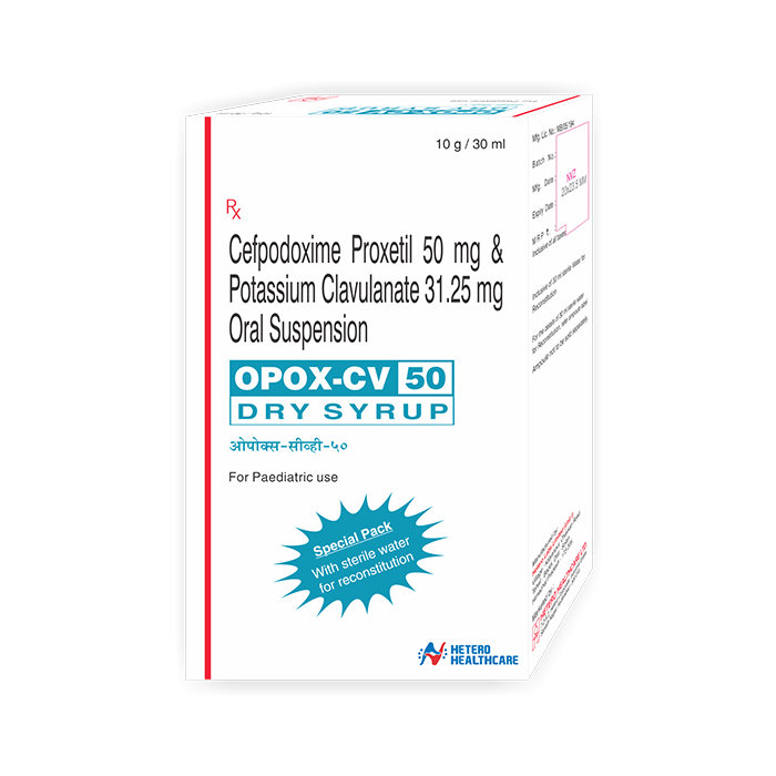 OPOX CV 50 DRY SYRUP