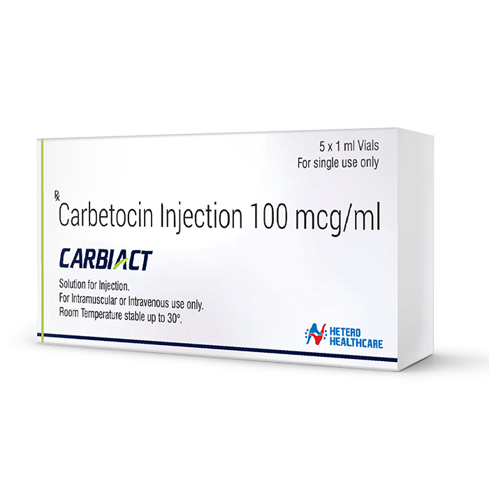 CARBIACT 100MCG/ML INJECTION