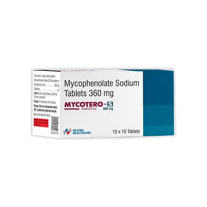 MYCOTERO SODIUM 360 MG TABLET