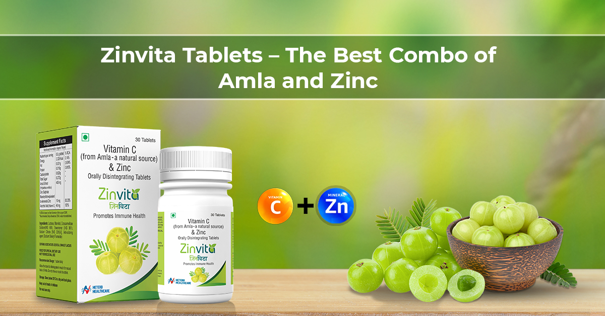 Zinvita Tablets: Power of Natural Vitamin C, Amla, and Zinc