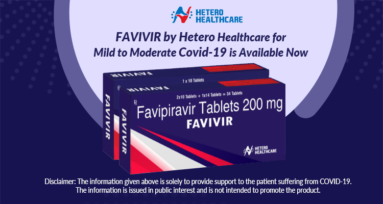 Favivir by Hetero Healthcare for Mild to Moderate Covid-19