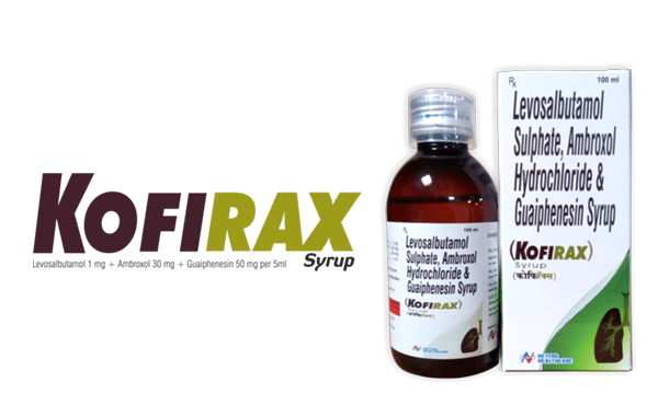 Kofirax Syrup by KRIS Division Relaxes the Cough | Hetero Healthcare