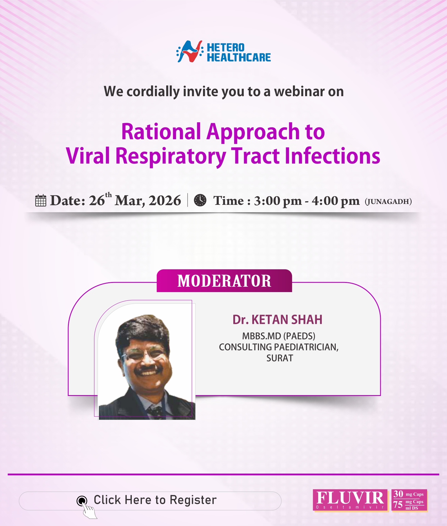 Rational Approach to Viral Respiratory Tract Infections by Dr. Ketan shah.