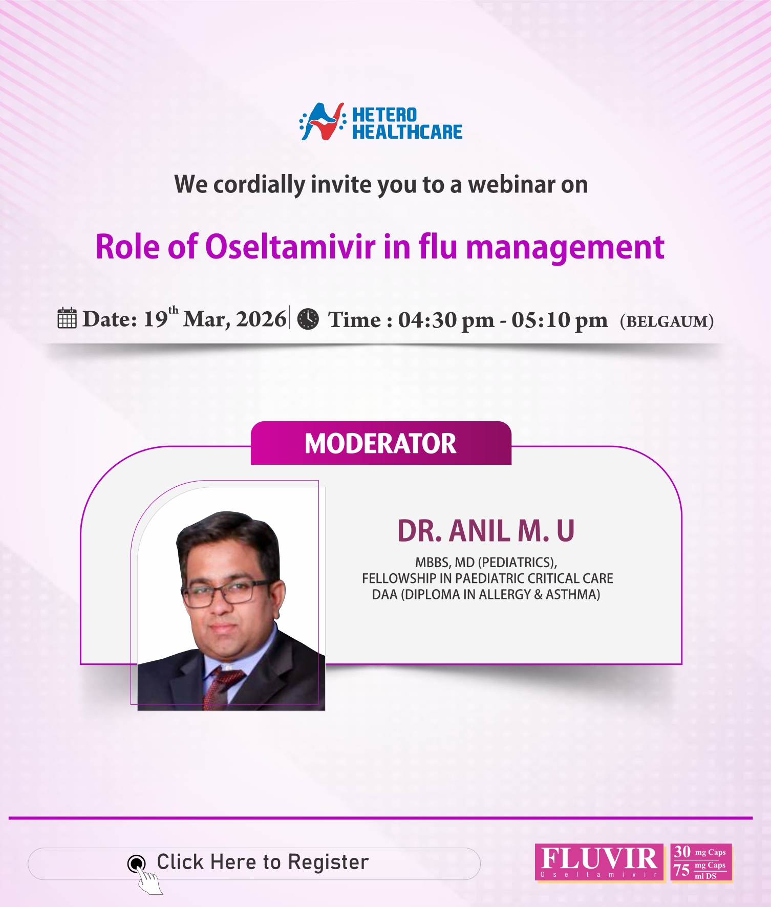 Role of Oseltamivir in flu management by Dr. Anil