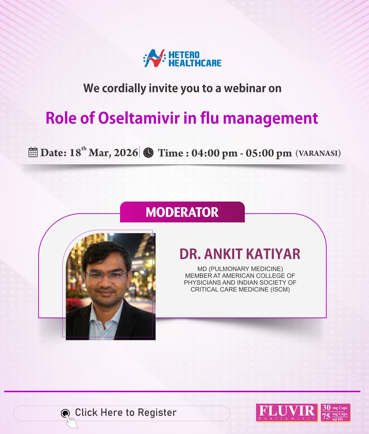 Role of Oseltamivir in flu management by Dr. Ankit Katiyar 